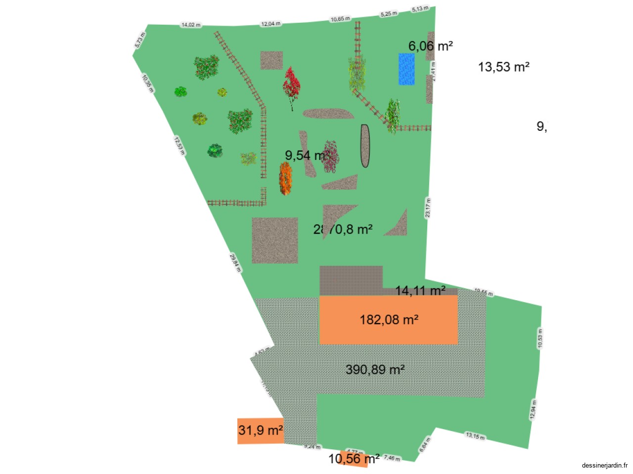 plan jardin