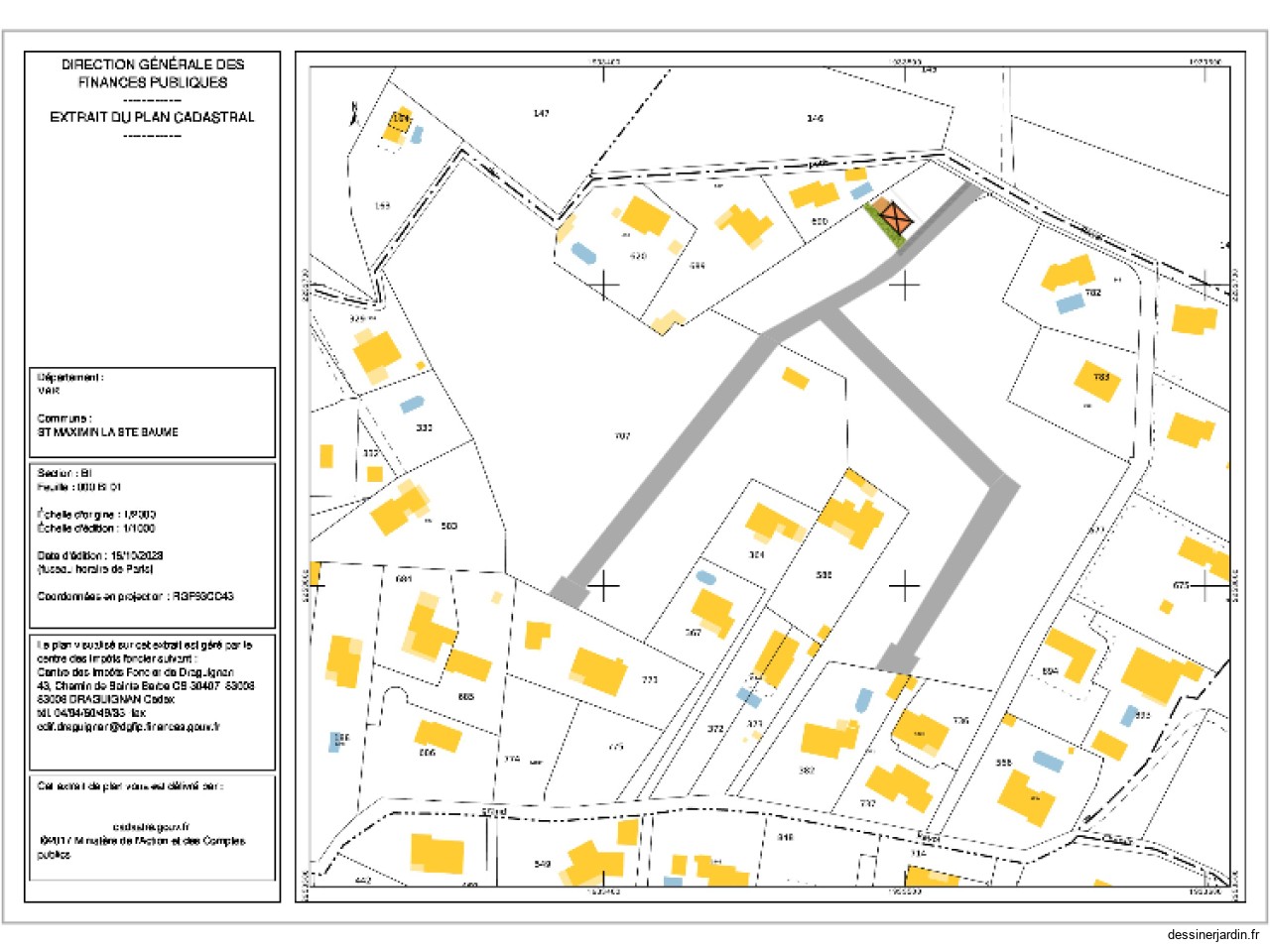 Plan d'aménagement Saint Maximin