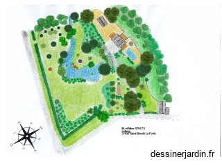 Plan parc Etang