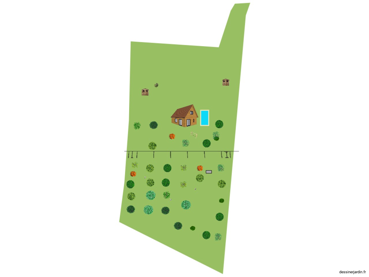 Plan jardin