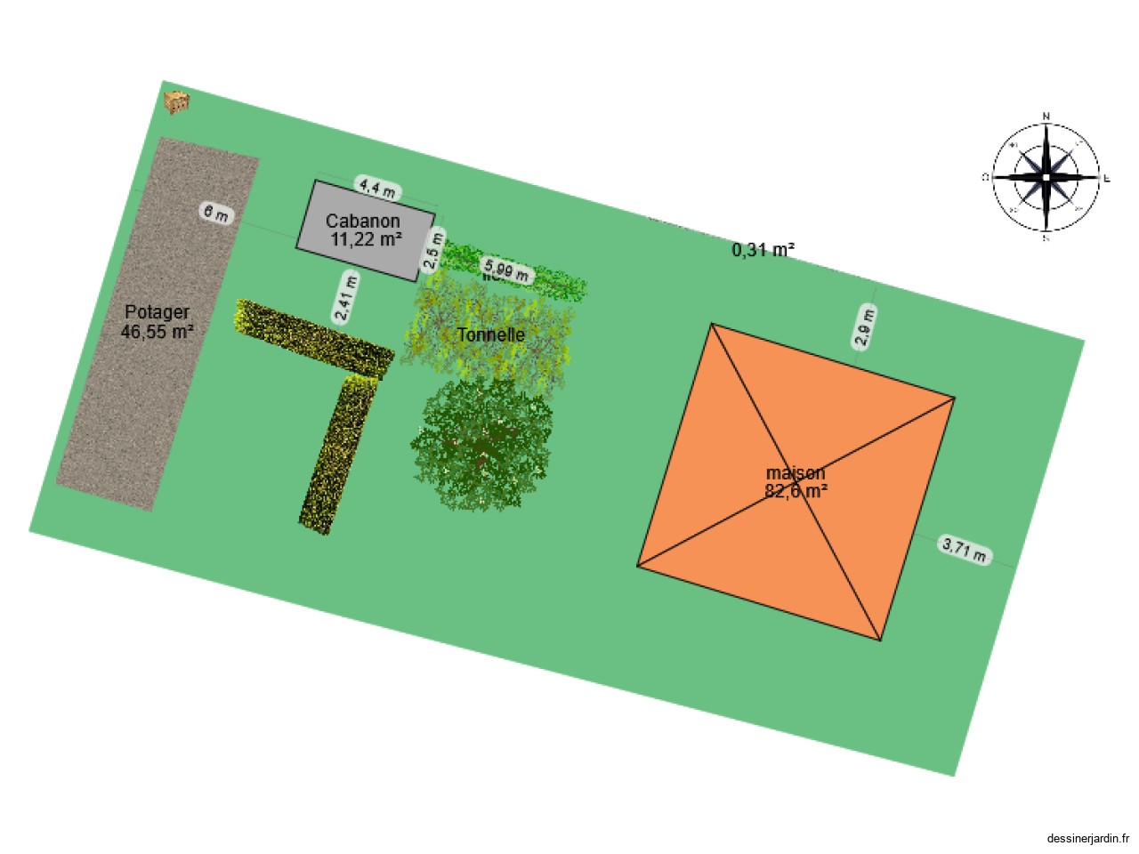 plan du jardin 1