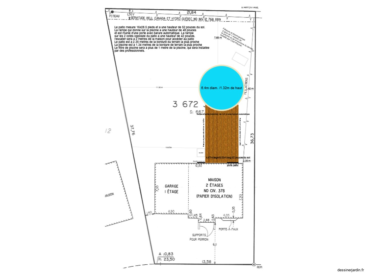 plan patio 