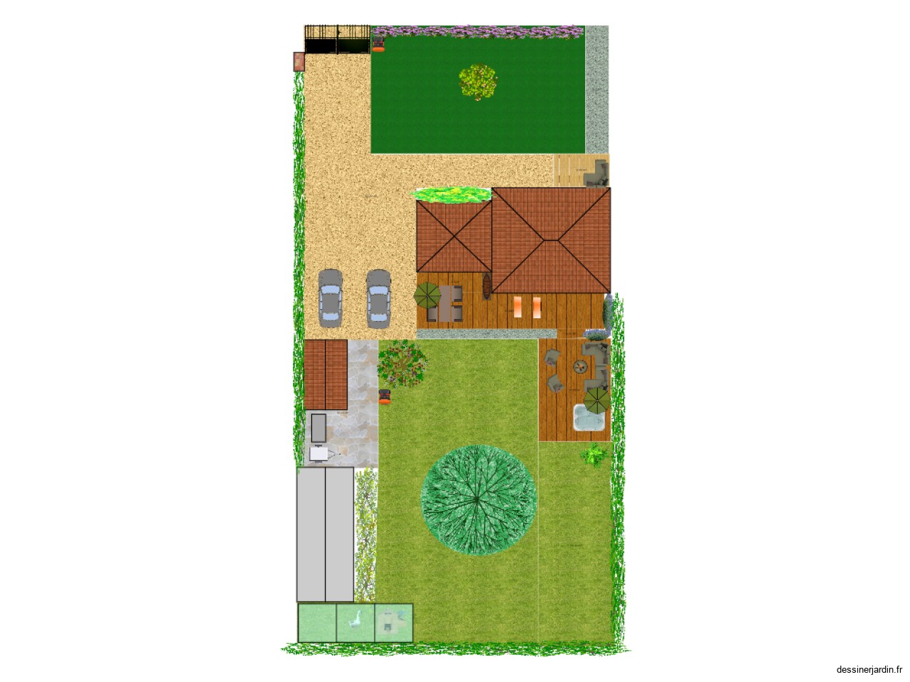 jardin derriere