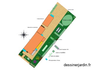 POTAGER EN CARR&Eacute; syntropique