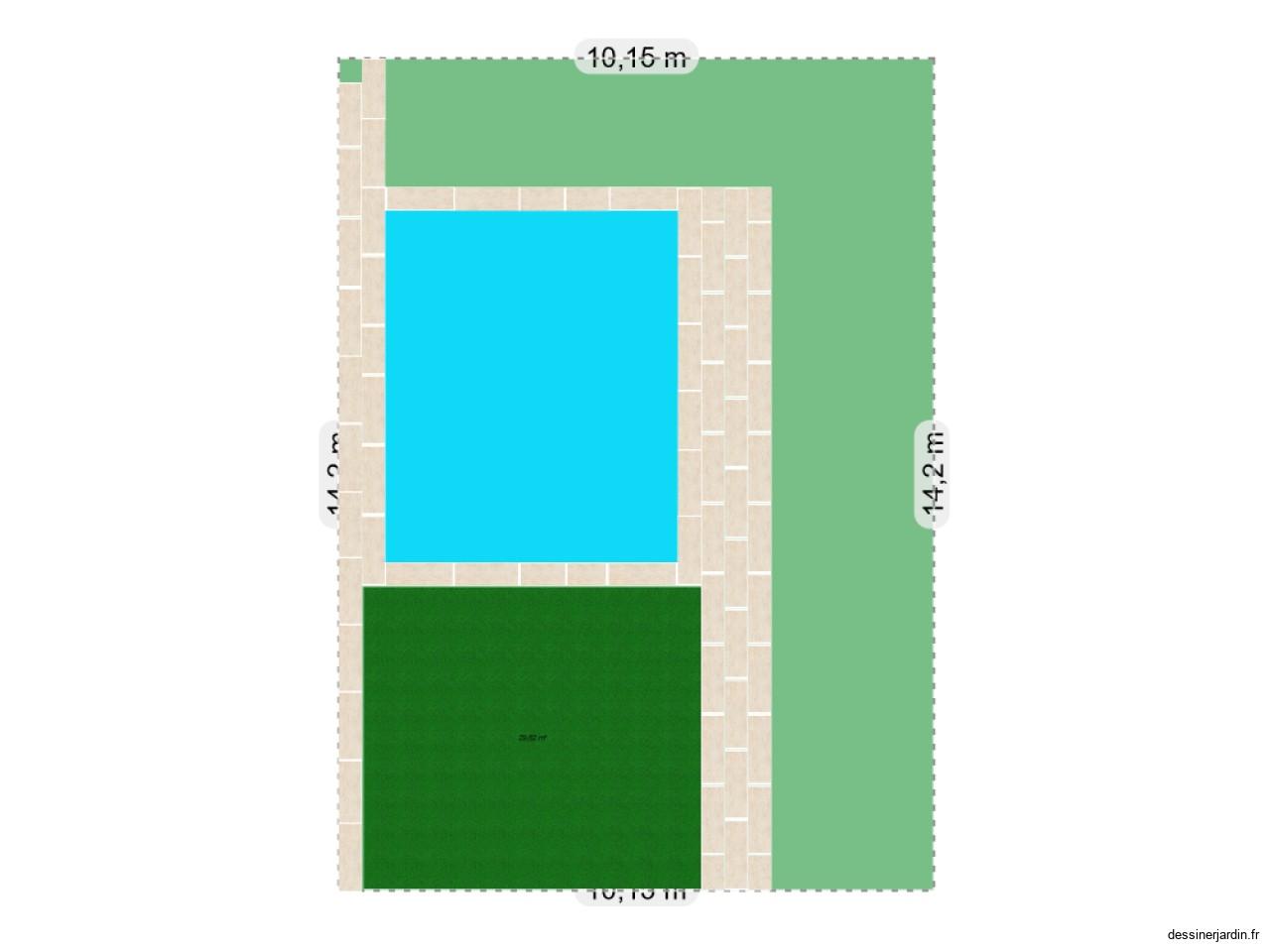 plan terrasse piscine