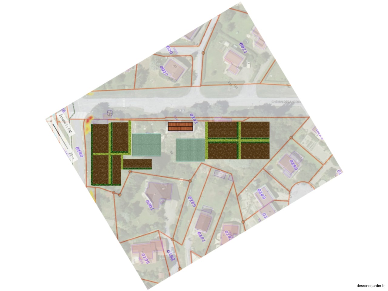 Test parcelle 135cm