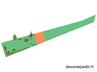 Jardin d'origine sans herbacées