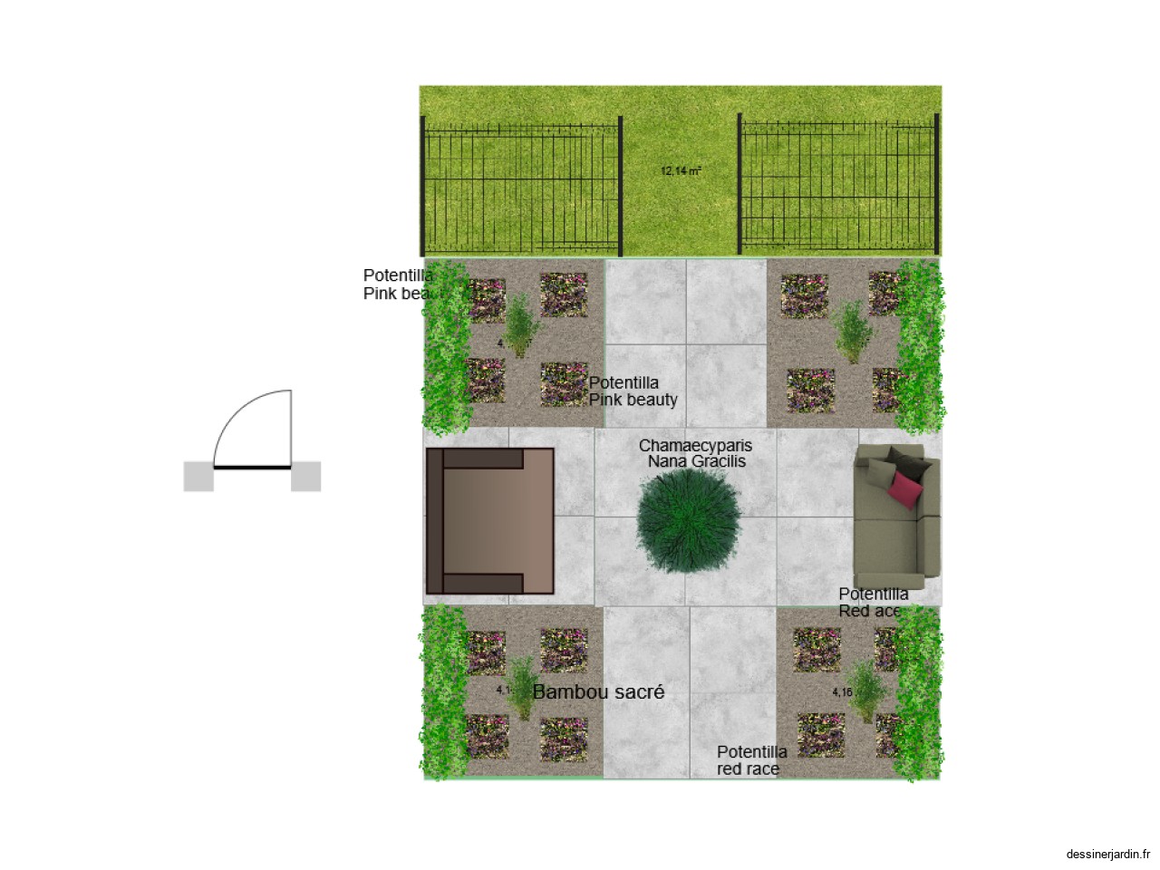 terrasse en croix