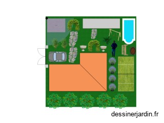 plan jardins dessins