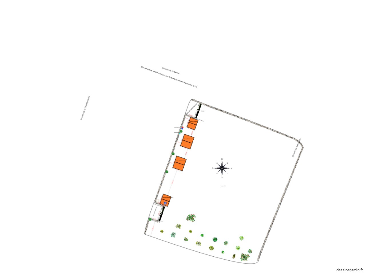 permis de construire avec mur