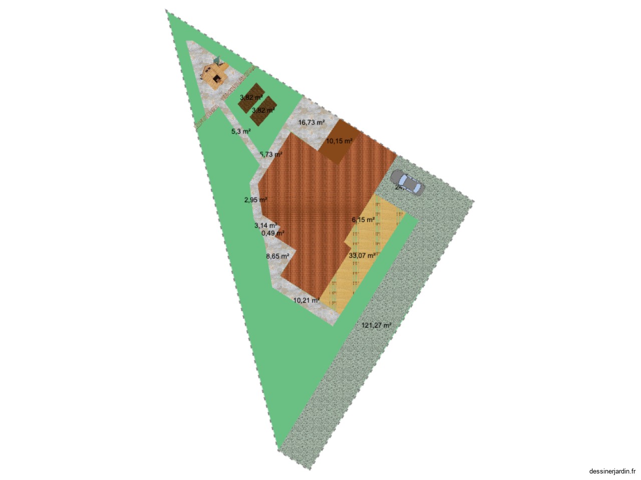 Plan jardin maison