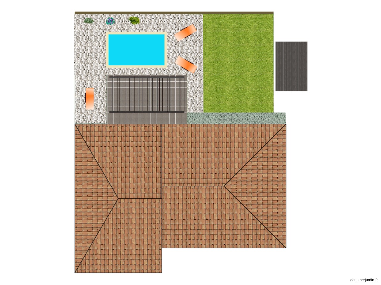 terrasse derrière