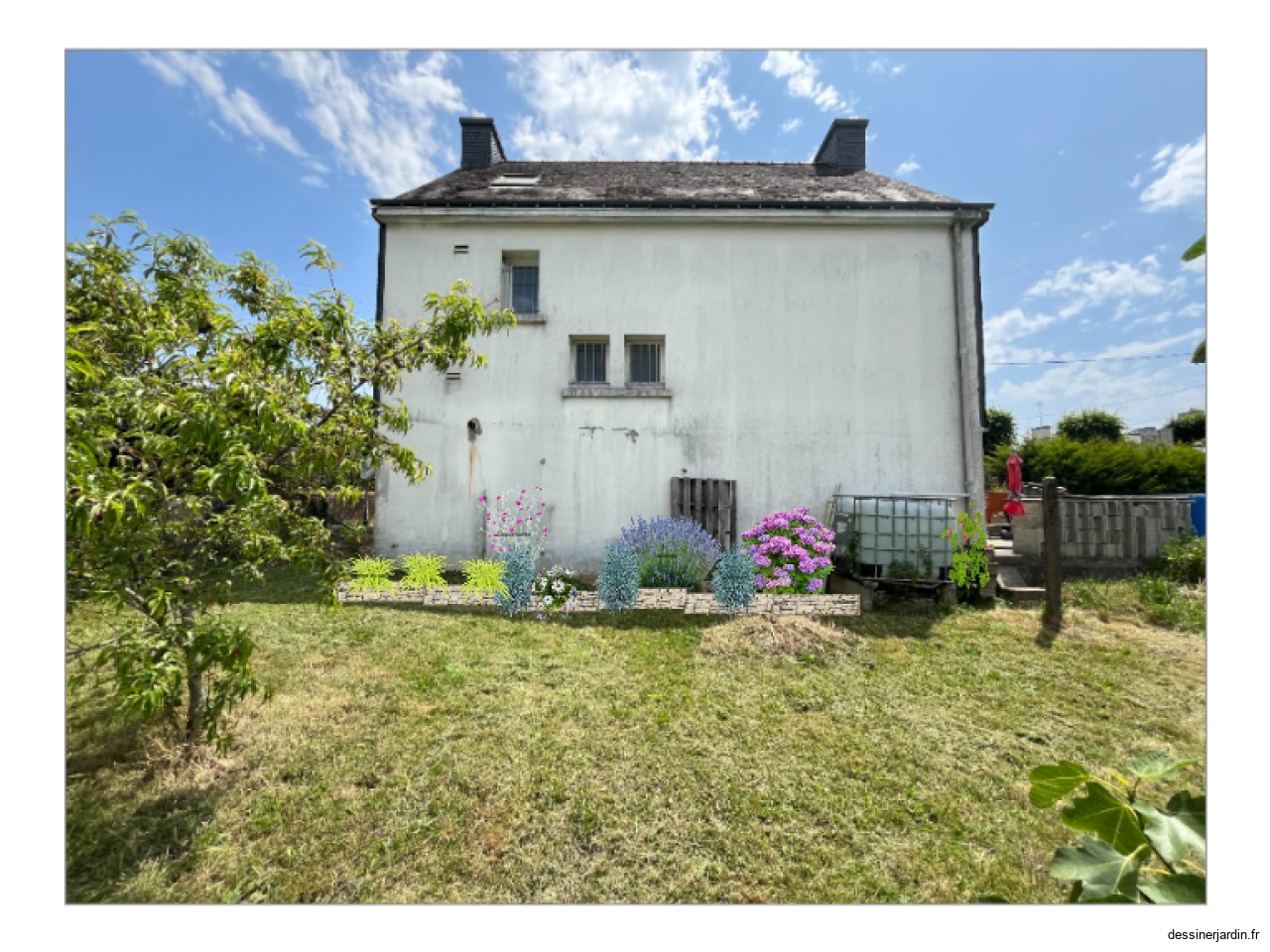 facade coté jardin