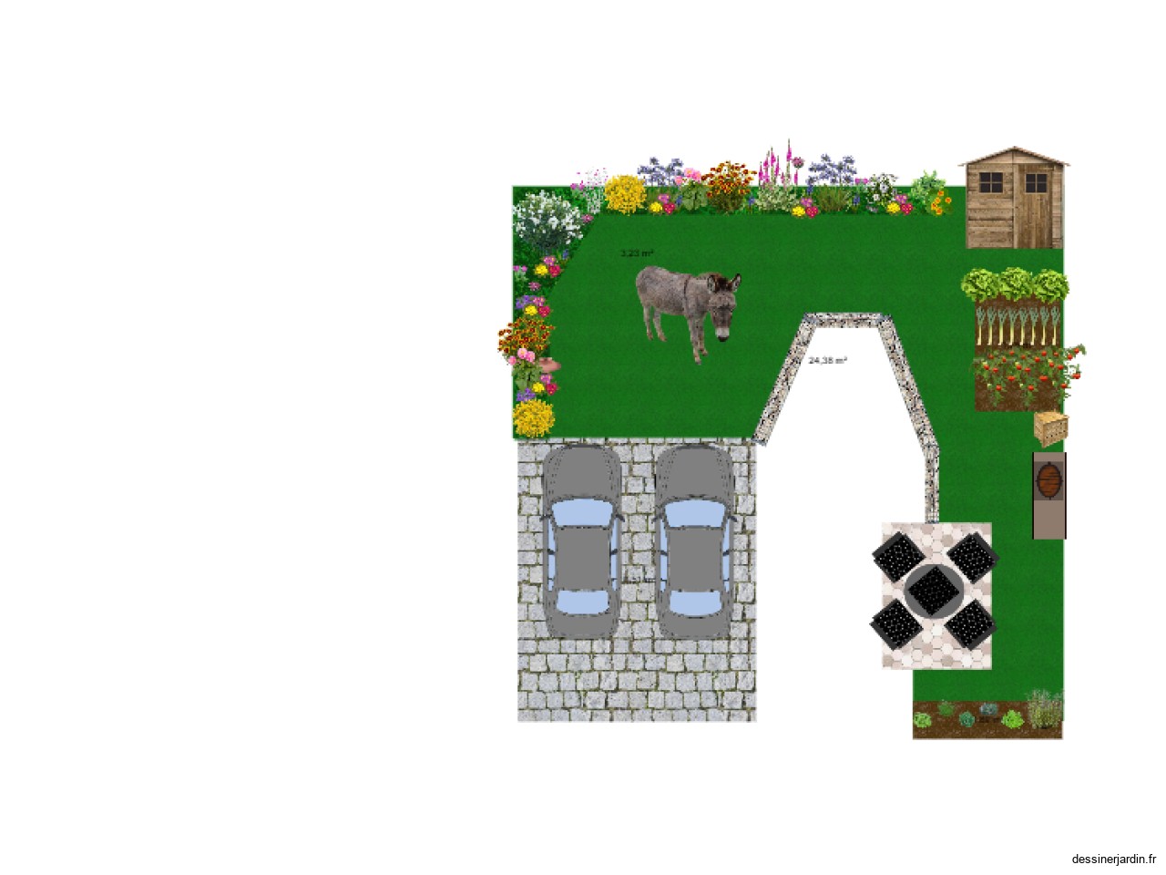 plan jardin