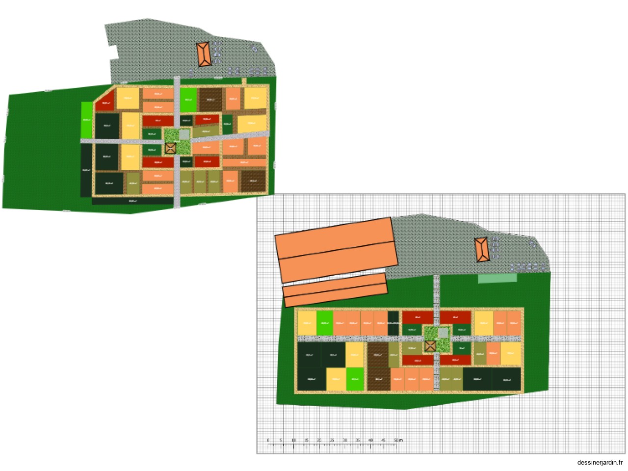 Jardin partagé plan