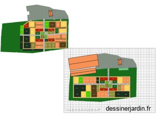 Jardin partagé plan