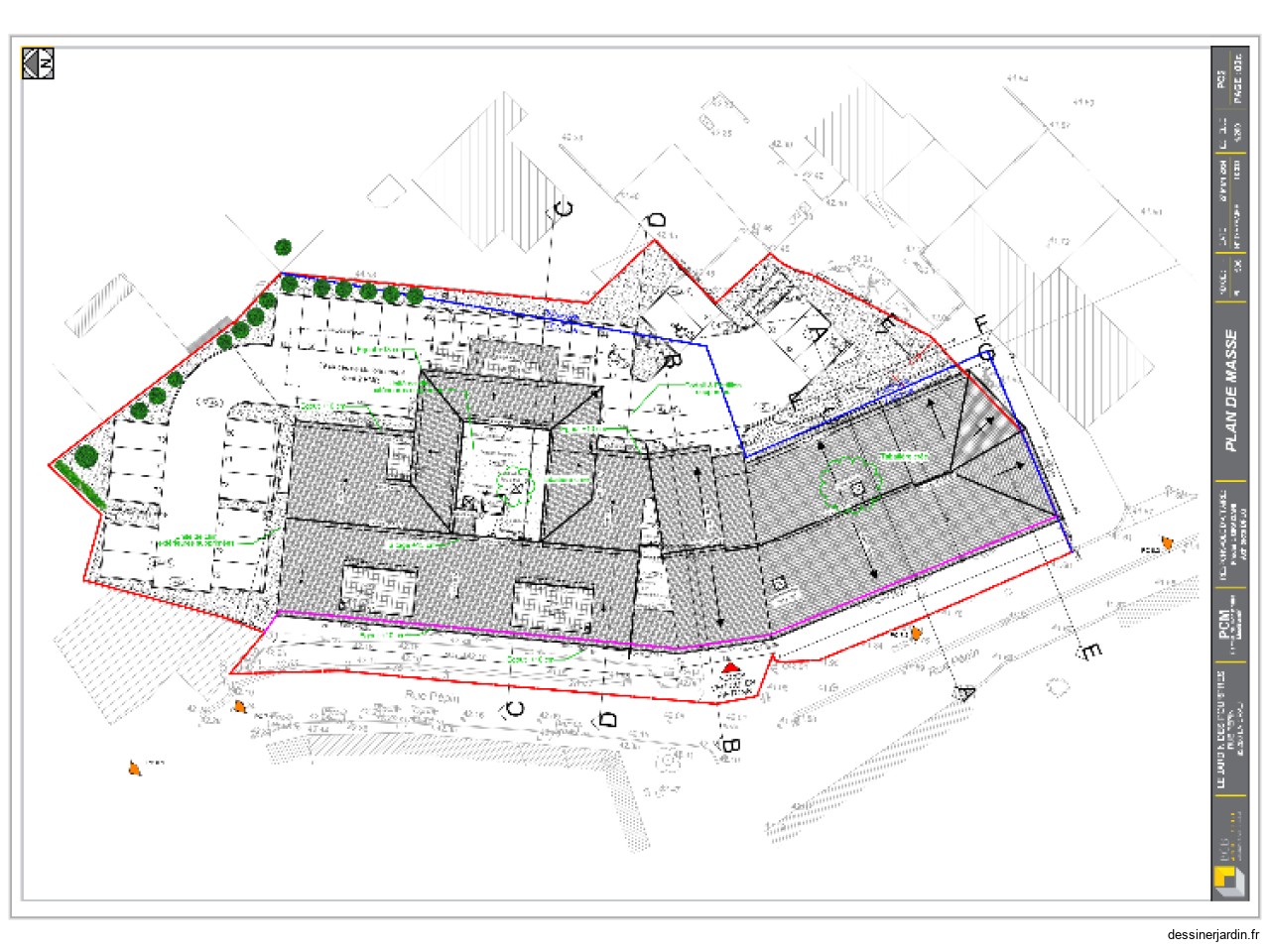 Plan végétaux JARDIN DES POURPRES