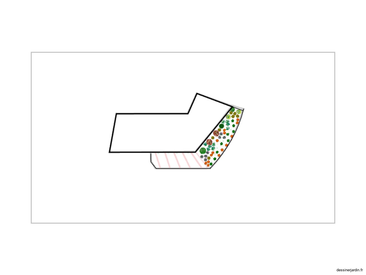 Schéma plantation vis à vis