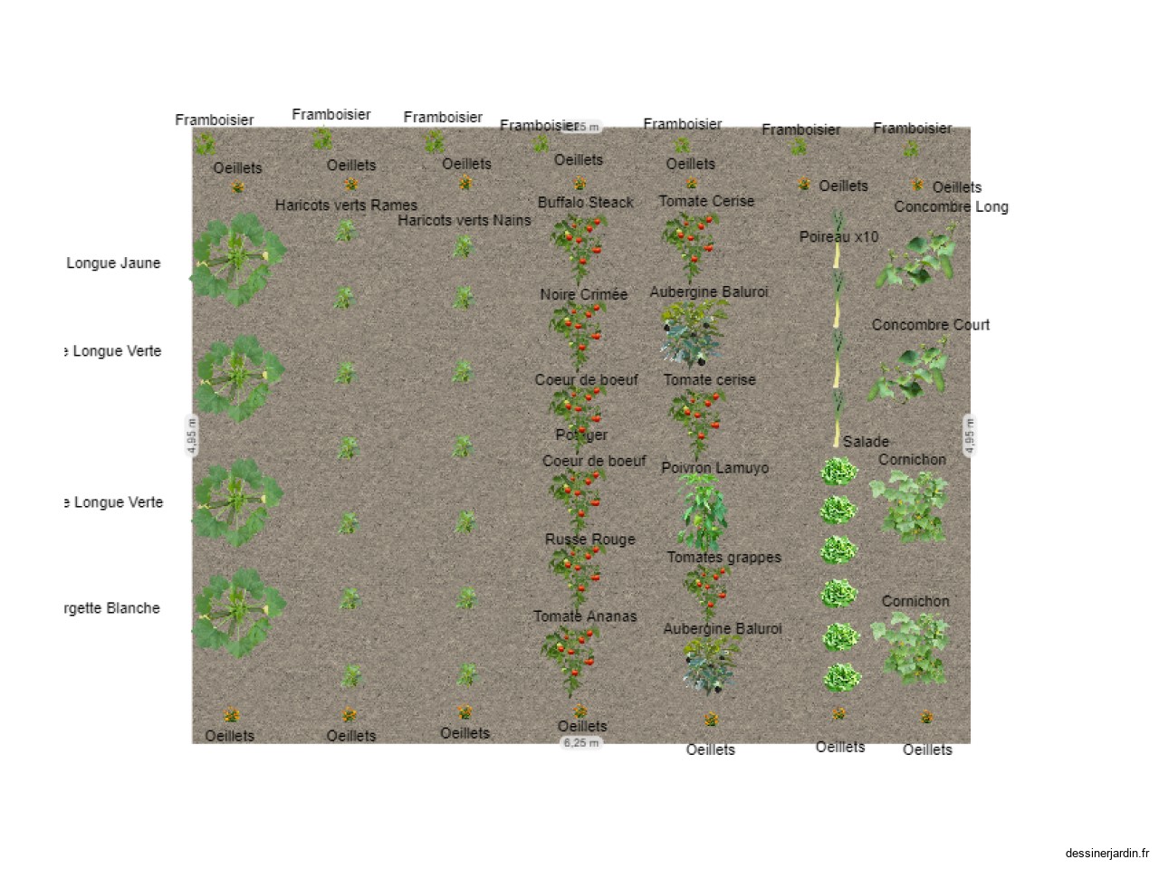 Potager 30m²