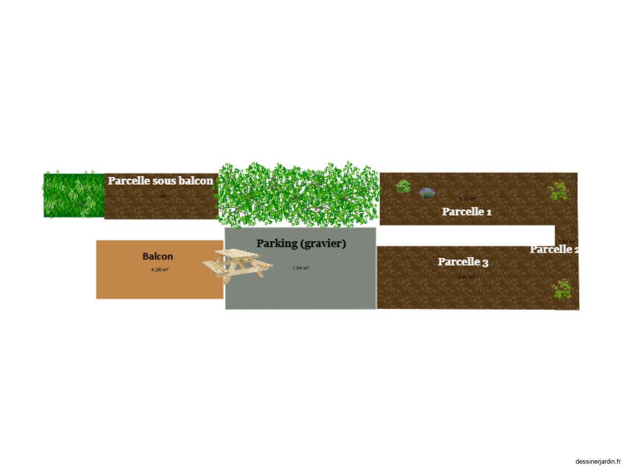 Plan potager de Sarah PLEINE TERRE 2025