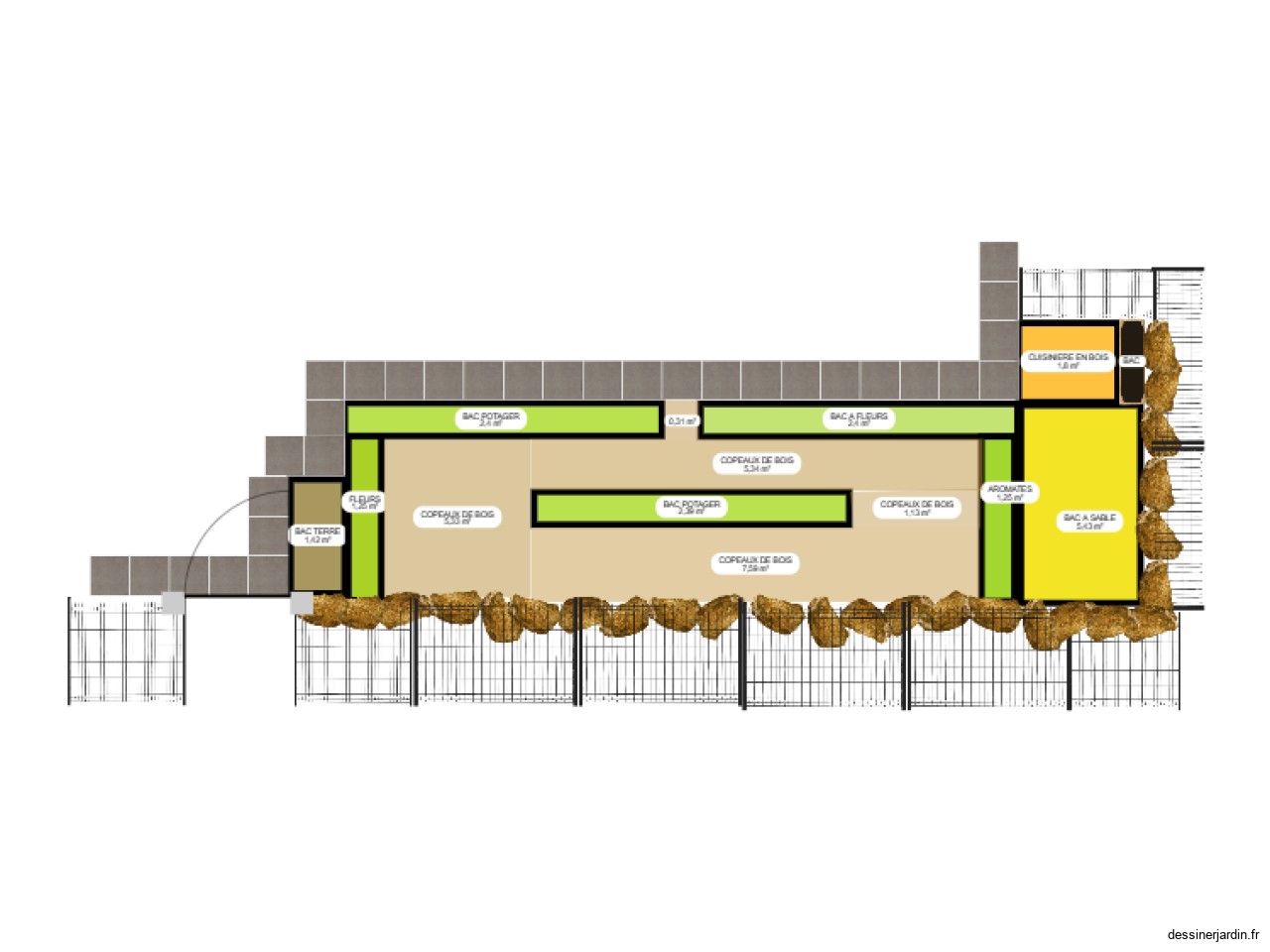 Aménagement jardin le Nid Alpin