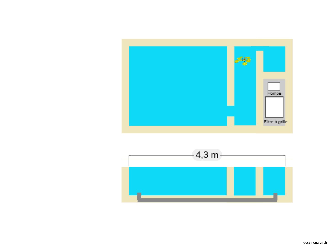 Plan bassin Clotilde