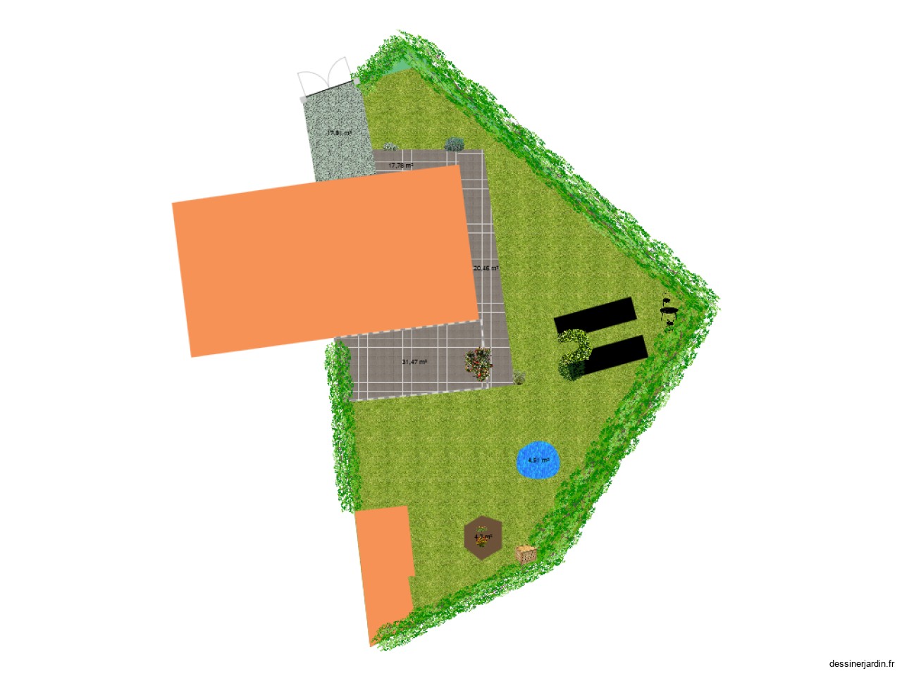 Plan jardin