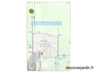 Plan terrain avec maison